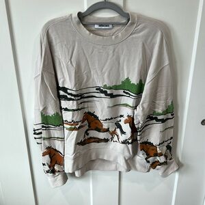 Daydreamer lightweight horse sweatshirt